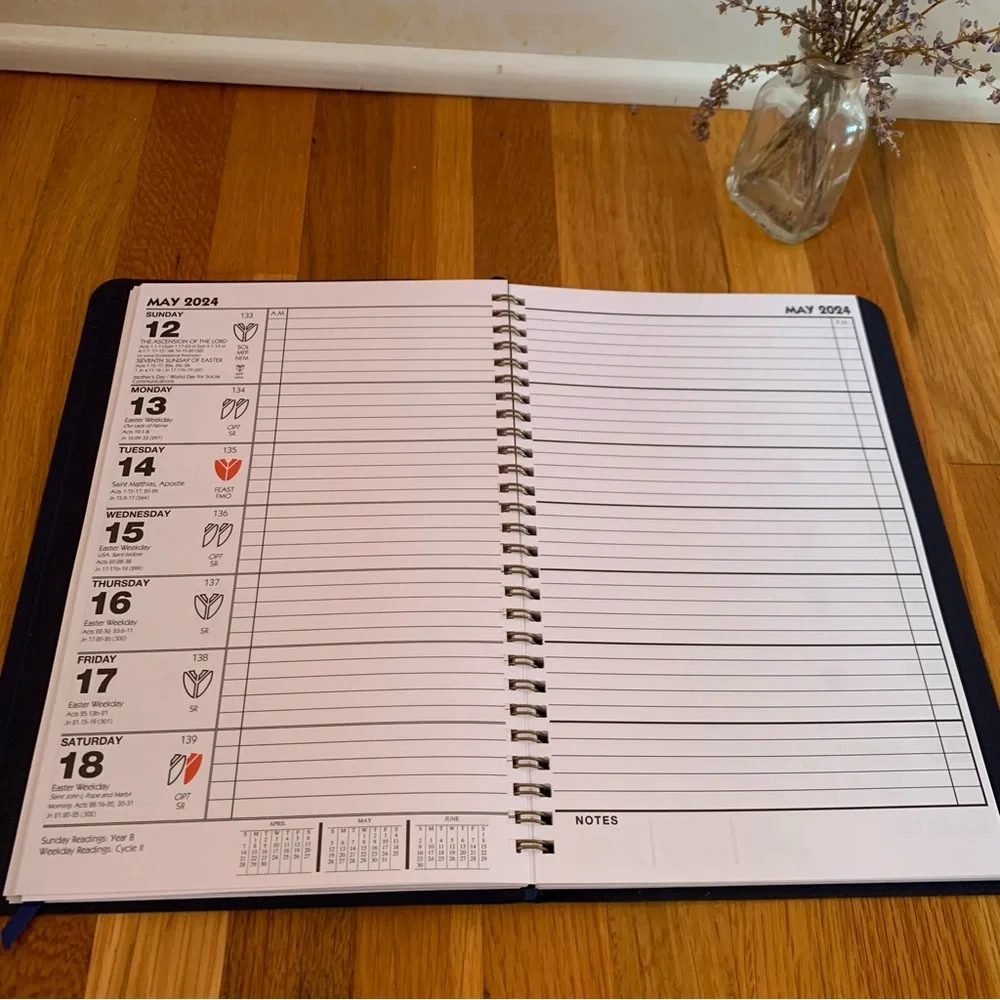 NEW Desktop Planner Liturgical Planner Navy Sleek Minimalist
